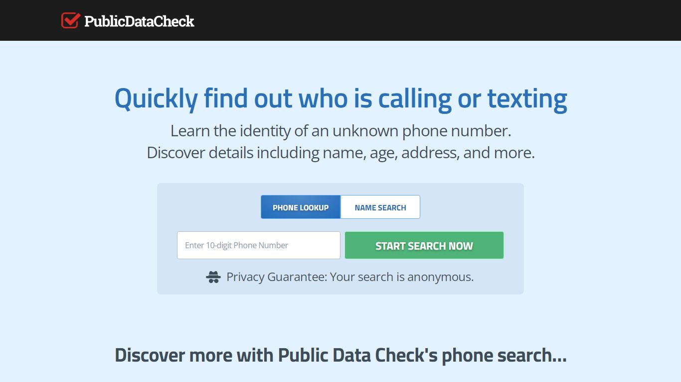 Public Data Check